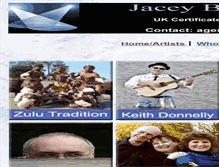 Tablet Screenshot of jacey-bedford.com